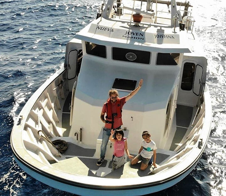 www.pescaturismomenorca.com excursiones de pesca en Mahon con Mas